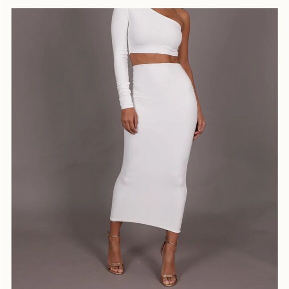 AYM  Elle Simplistic Bodycon Maxi Skirt size small - Picture 1 of 11